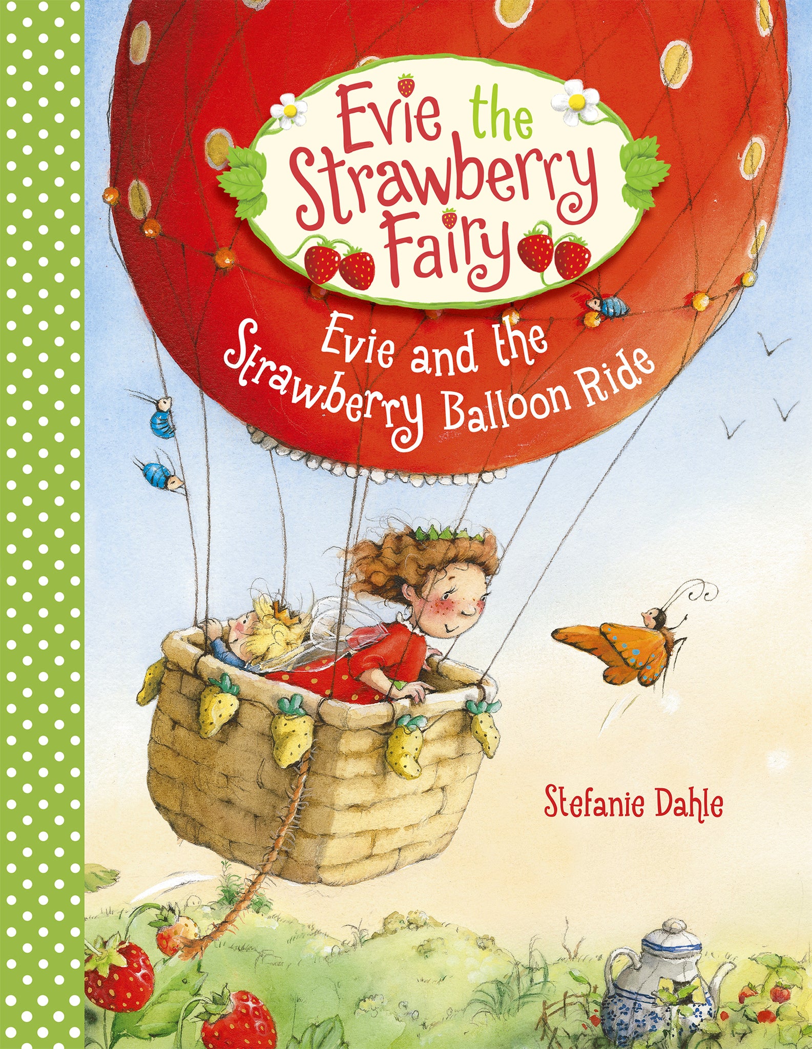Cover image for Evie and the Strawberry Balloon Ride ISBN 9781782505945